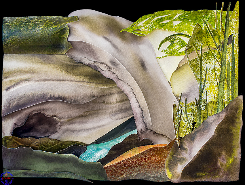 Saint Bruno's Boulder: a Natural Means of Crossing the Guiers Mort River.